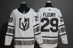 Knights 29 Marc-Andre Fleury Weiß 2019 NHL All-Star Game